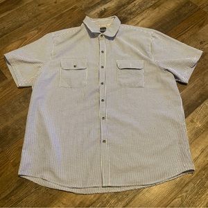 Interaffair sear sucker short sleeve shirt XX-Large